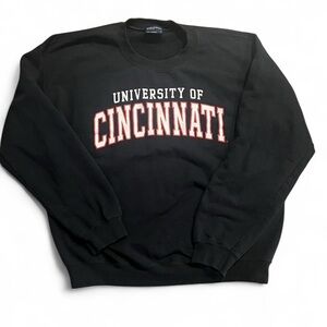 MV Sport University of Cincinnati Black Crewneck Sweater#vintage#UC